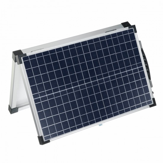 60W Solar Panel with USB Type-C DC interface with clips