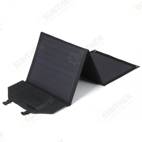 60W USB Solar Panel Folding Monocrystalline PET Power Charger for Phone RV Car MP3 PAD Charger Outdoor Battery Supply