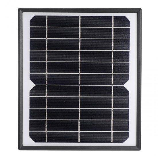 6V 8W Portable Solar Panel Solar Charging Panel for Outdoor Camera Security Monitoring Courtyard Lights with 3m Cable