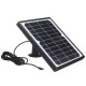 6V 8W Portable Solar Panel Solar Charging Panel for Outdoor Camera Security Monitoring Courtyard Lights with 3m Cable