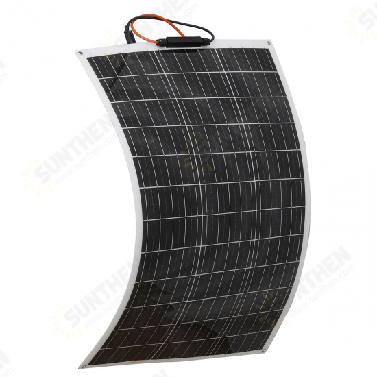 70W Flexible Solar Panel Cell Module Kit Waterproof For Camping Caravan RV 150W Max