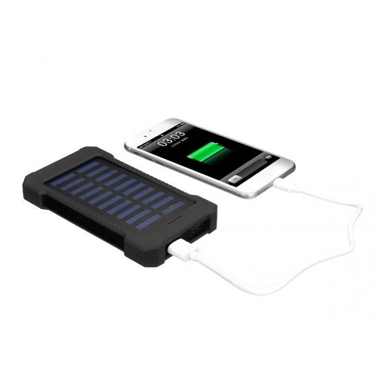 8000mah Solar Chargers Solar Power Bank 8000mah Portable Solar Battery Charger Phone Charger Power Bank with Flashlight