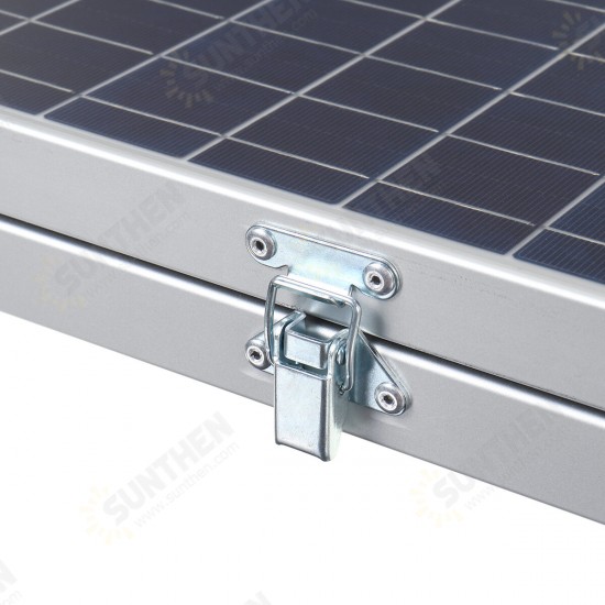 80W Solar Panel Monocrystalline Silicon Cell With Solar Controller