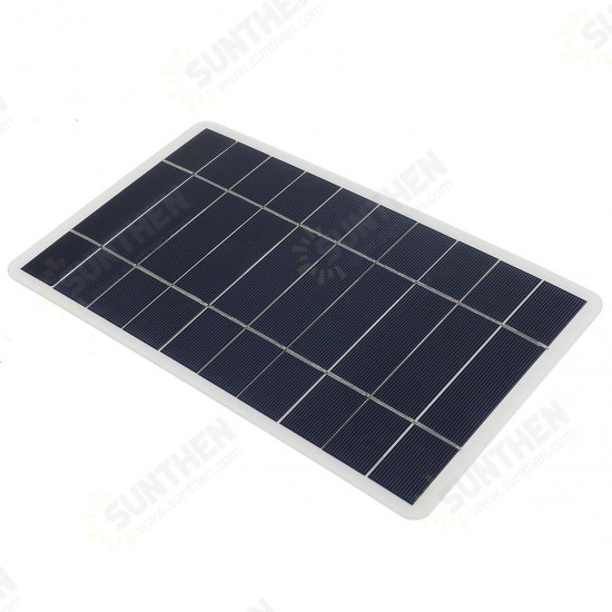 8W 5V USB Monocrystalline Silicon Solar Panel Phone Car USB Battery Outdoor Charger