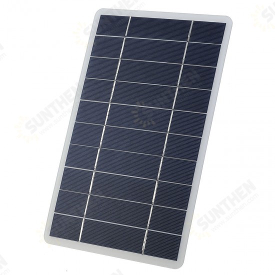 8W 5V USB Monocrystalline Silicon Solar Panel Phone Car USB Battery Outdoor Charger