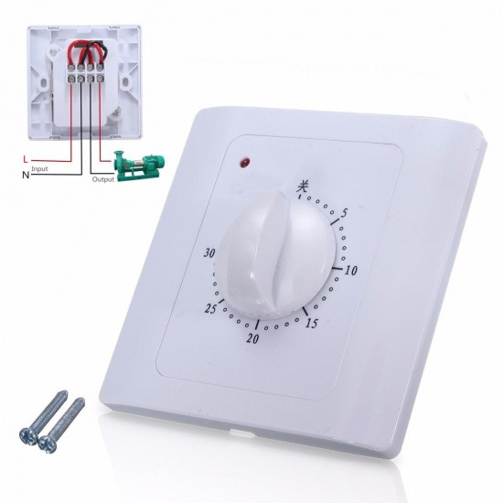 AC 220V 10A 30Min Time Countdown Indoor Intelligent Time Timer Switch Control Smart WIFI Socket