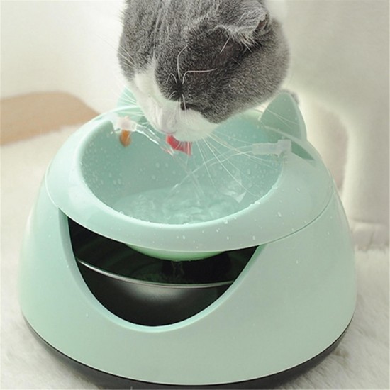 Automatic Pet Cat Dog Electric Water Fountain Water Dispenser Drinking Bowl Tank