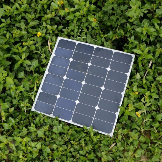 EL-32 50W 18V Monocrystalline Semi-flexible Solar Panel With 1.5m Cable