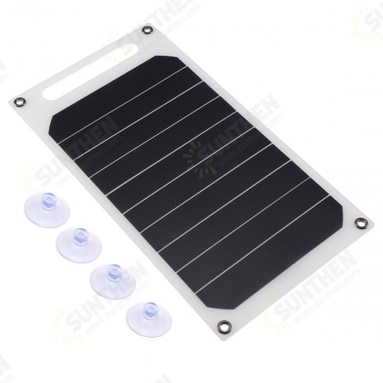 5V 10W Portable Solar Panel Slim & Light USB Charger Charging Power Bank Pad