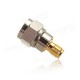 F Male Plug To SMA Female Jack Coaxial Adapter Connector Alloy Steel