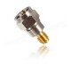 F Male Plug To SMA Female Jack Coaxial Adapter Connector Alloy Steel