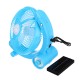 JY-5880 1W 6V Solar Panel & 9 inch Fan RV Touring Camping House Ventilator Air Cooling Fan