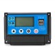 60A 12/24V Auto Adapt LCD Solar Charge Controller Battery Regulator Adjustable Parameter Dual USB Output