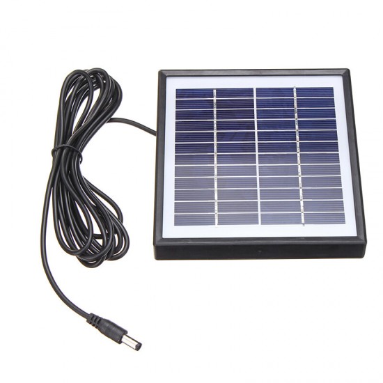 Portable 5W 12V Polysilicon Solar Panel Battery Charger For Car RV Boat W/ 3m Cable