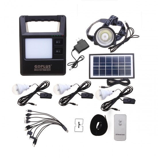 Portable Solar Panel Generator Charging Solar Powered System Home Generator System Kit