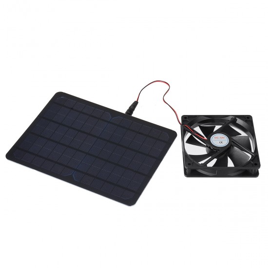 Solar Exhaust Fan 30W Monocrystalline Solar Panel Kit 5V Battery Charger Power Mono Boat Camping