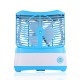 USB Portable Mini ABS Fan Cooling Desktop Air Conditioner Fan Humidified Foggy