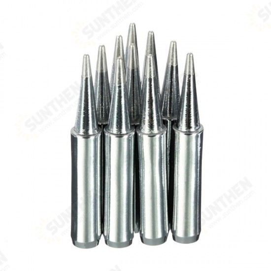 10pcs 900M-T-B Lead Solder Iron Tips for Soldering ReWork Station