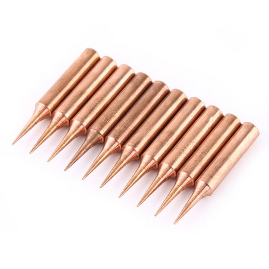 10pcs 900M-T Pure Copper Iron Tips Soldering Tips For Hakko Soldering Rework Station Soldering Iron