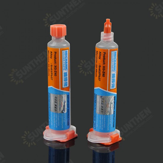 2Pcs XG-40 10CC BGA Solder Flux Paste Soldering Tin Cream Sn63/Pb37