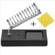 JCD Electric Soldering Iron Stand Holder Metal Pads GenHigh Temperature Support Station Solder with Sponge