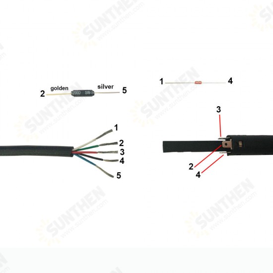 T12 V2.0 STM32 OLED Digital Soldering Station Controller 5 Core Silicone Wire Plastic Case 9501 Soldering Handle Set