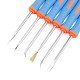 Toolour 6Pcs Solder Assist Precision Electronic Components Welding Grinding Cleaning Repair Tool Kit Assembly Work Hand Tool