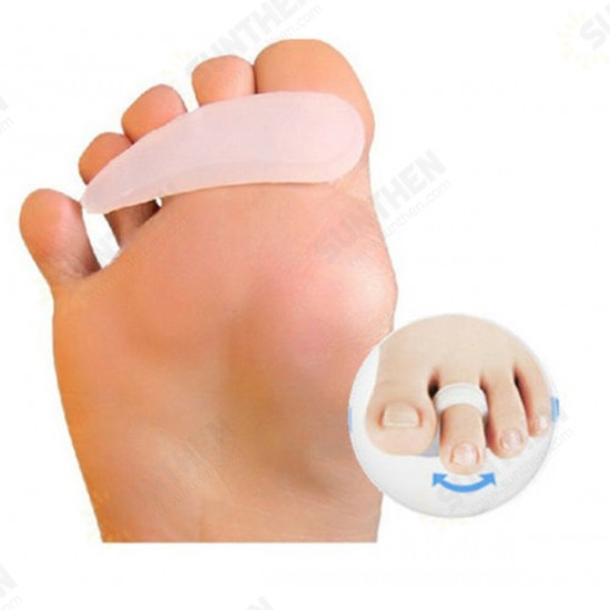 1 Pair Soft Gel Toe Correction Separator Toe Claw-like Mallet Toes Straightener Claw Relief Corrector Aid