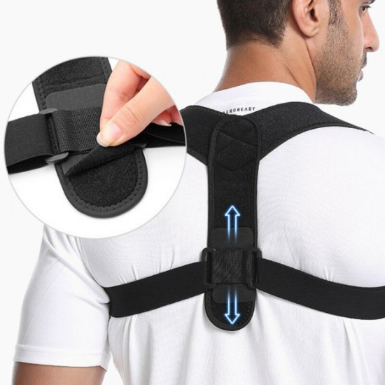Spine Posture Corrector Back Support Belt Adjustable Correction Humpback Band Pain Relief Shoulder Bandage