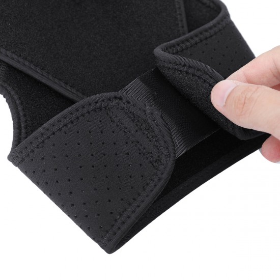 Shoulder Protector Adjustable Sports Single Shoulder Support Belt Elasticity for Pain Relief