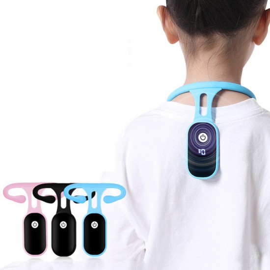 Children Intelligent Posture Corrector Orthopedic Device LCD Display Vibration Reminder Hunchback Correction Belt Induction Kids Back Support