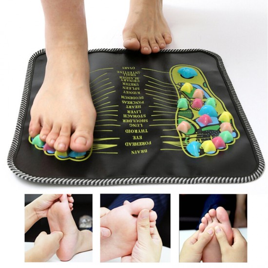 Foot Massager Plantar Massage Mat Acupoint Stimulation Improve Blood Circulation Relieve Ache Pain Eliminate Muscle Fatigue