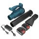 2 in 1 Electric Air Blower Vacuum Suction for Blowing Dust Pet-Hair Snow Leaves W/ None/1/2 Battery For Makita