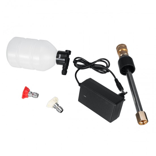 200W Cordless High Pressure Spayer Guns portable Car Washer Vehicle Cleaning Tool W/ 1/2 Battery
