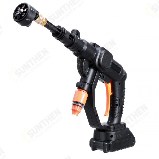 21V Cordless High Pressure Cleaner Car Washer Spray Guns Water Sprayer Car Washing Machine W/ None/1/2pcs Battery