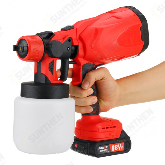 88VF 800ML Electric Spray Guns Household Convenience Spray Paint High Power Sprayer Fit Makita