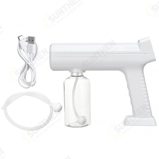 Electric Spray Guns Spray Machine Wireless Electric Sanitizer 330ML Sprayer Disinfects Blue Light Steam Spray Guns