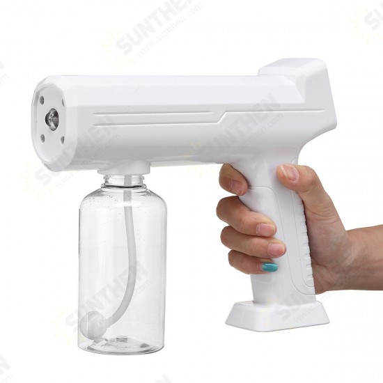 Electric Spray Guns Spray Machine Wireless Electric Sanitizer 330ML Sprayer Disinfects Blue Light Steam Spray Guns