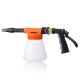 Car Foam Gun Foam and Adjustable Car Wash Sprayer with Adjustment Ratio Dial Foam Sprayer Fit Garden Hose for Car Home Cleaning and Garden Use 0.23 Gallon Bottom