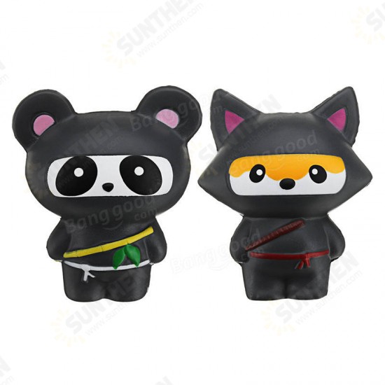 14cm Cute Jumbo Squishy Ninja Cat Fox Panda Scented Super Slow Rising Kids Toy Gift