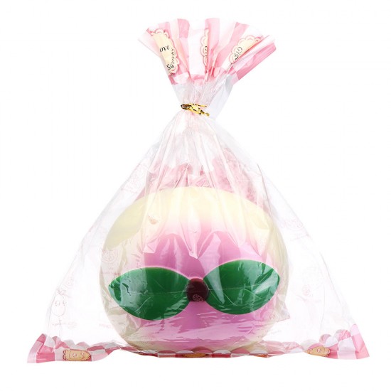 25*23CM Huge Squishy Dark Luminous Peach Super Slow Rising Fruit Toy With Original Packing