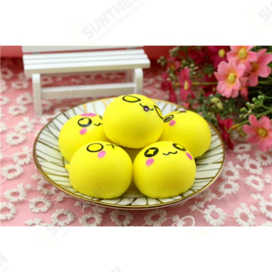 6Pcs Simulation Bread Squishy Slow Rising Toy 8 Seconds 4cm Corn Bread Funny Toy