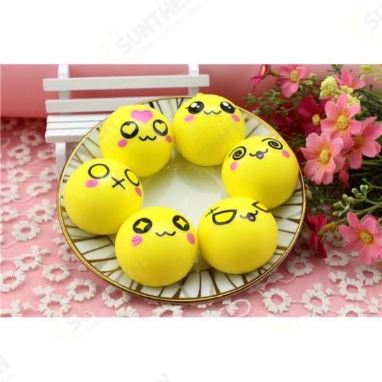 6Pcs Simulation Bread Squishy Slow Rising Toy 8 Seconds 4cm Corn Bread Funny Toy