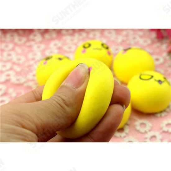 6Pcs Simulation Bread Squishy Slow Rising Toy 8 Seconds 4cm Corn Bread Funny Toy