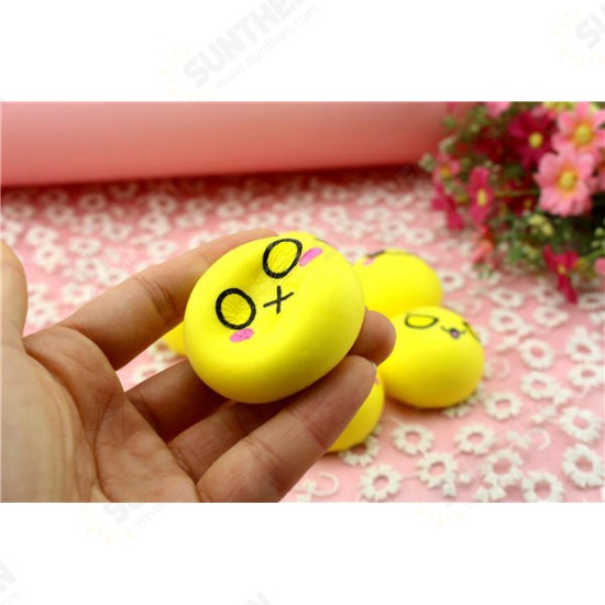 6Pcs Simulation Bread Squishy Slow Rising Toy 8 Seconds 4cm Corn Bread Funny Toy