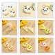 Kawaii 10Pcs Exquisite Squishy Random Charm Soft Panda/Bread/Cake/Buns Phone Straps Toys Decor