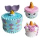 Cute Unicorn Cake Squishy 11*10CM Super Slow Rising Squeeze Cream Scented Original Package