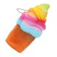 Elsa Squishy Ice Cream 10cm Slow Rising With Packaging Phone Bag Strap Decor Gift Collection Toy