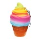 Elsa Squishy Ice Cream 10cm Slow Rising With Packaging Phone Bag Strap Decor Gift Collection Toy