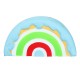 Squishy Rainbow Cake 10cm Slow Rising Original Packaging Collection Gift Decor Toy